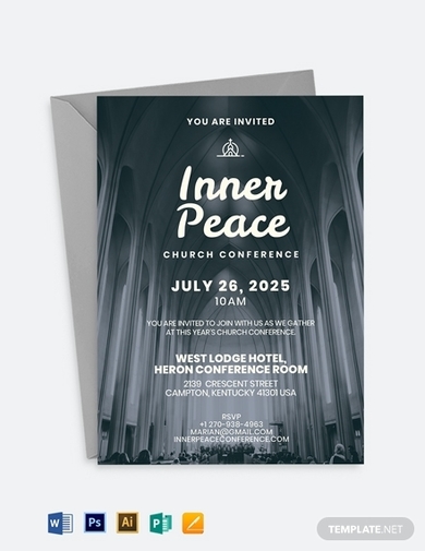 Church Conference Invitation 