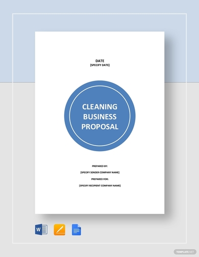 cleaning business proposal