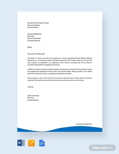 Letter Of Cancellation Template from images.examples.com