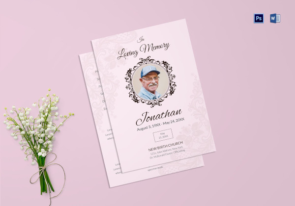 Funeral Service Program Examples - 10+ Templates [Download Now] in ...