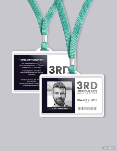 Event ID Card Format Template