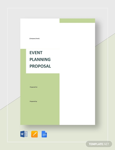 total party planner proposal templates
