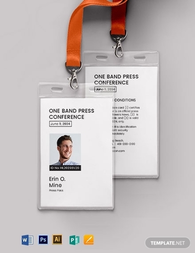 event pass id card template