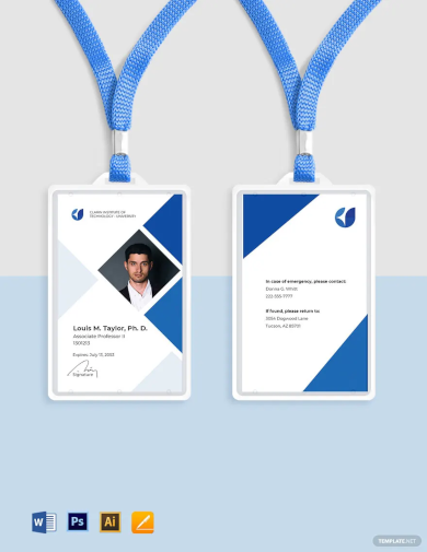 ID Card Format Examples - 24+ Templates [Download Now] in Illustrator ...