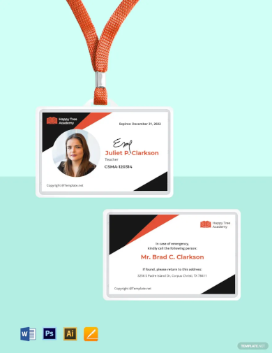 ID Card Format Examples - 24+ Templates [Download Now] in Illustrator ...