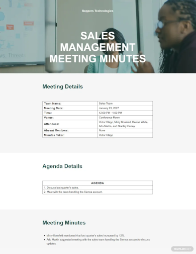 management meeting minutes format template