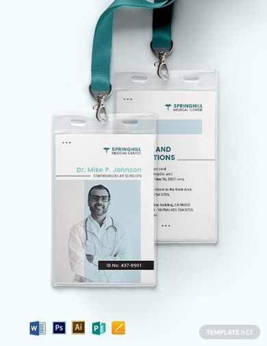 modern surgeon id card
