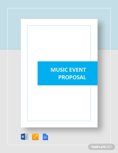 Music Event Planning Proposal