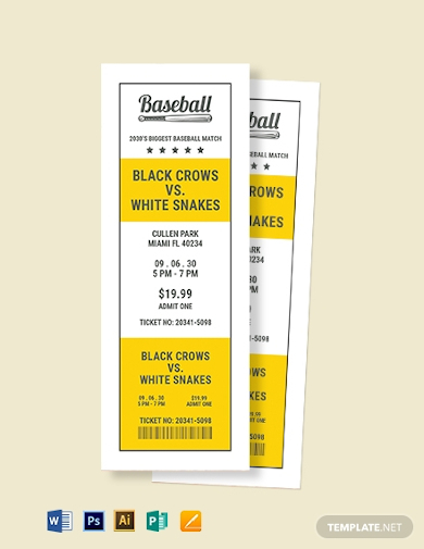 Printable Ticket - 10+ Examples, Format, Sample