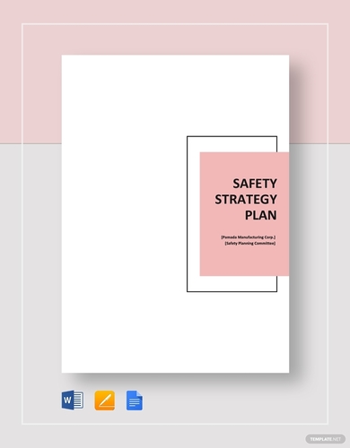 safety strategy plan