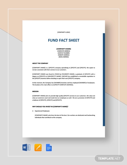 Fact Sheet Template Word from images.examples.com