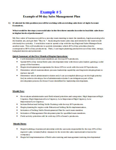 Sales Management - 11+ Examples, Format, Pdf | Examples