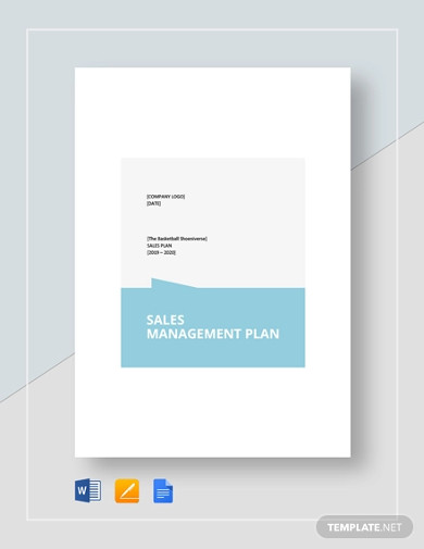Sales Management Plan Template