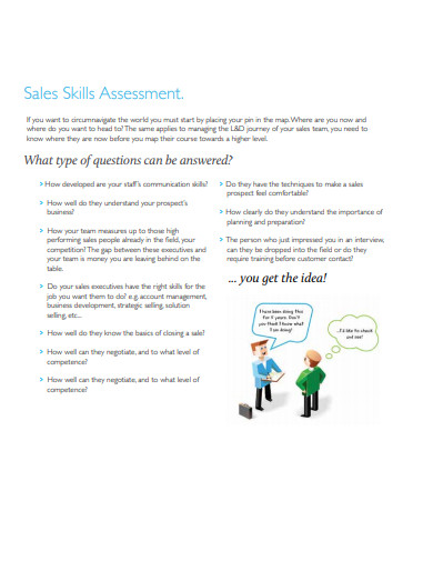 sales skills assessment