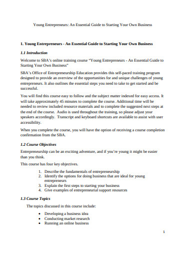 young entrepreneurs essential guide to starting own busines