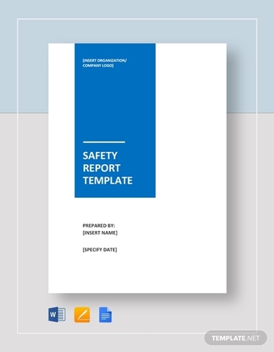 free safety report template