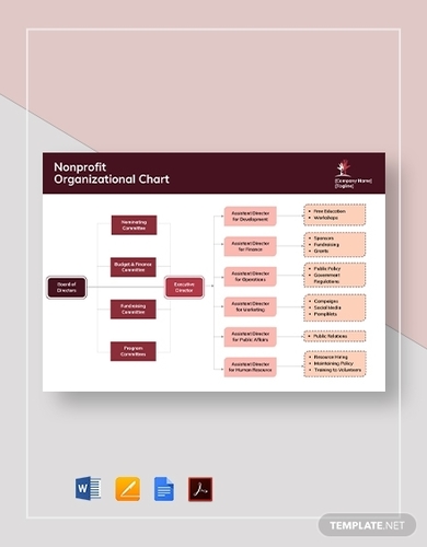 Nonprofit Organizational Chart Template