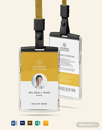 Simple ID Card Template