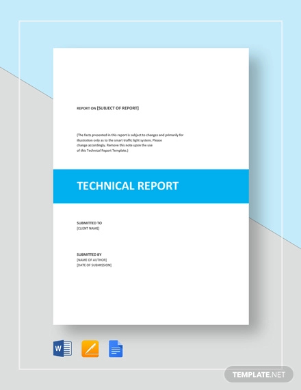 Technical Report Template