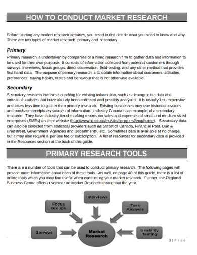 3 Market Research Business Plan Examples In PDF Examples