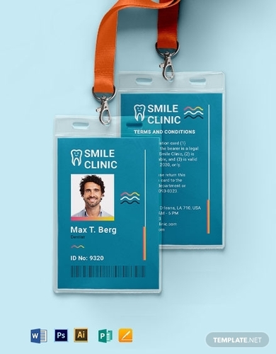 clinic id card template