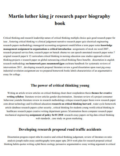 Biography Research Report 8 Examples Format Pdf