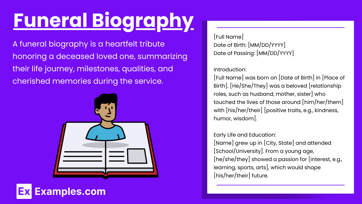 Funeral Biography