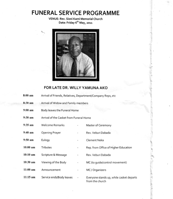 Funeral Service Program - 10+ Examples, Format, Pdf | Examples