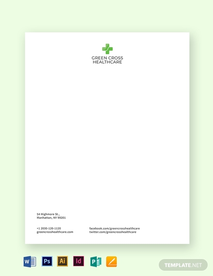 healthcare letterhead
