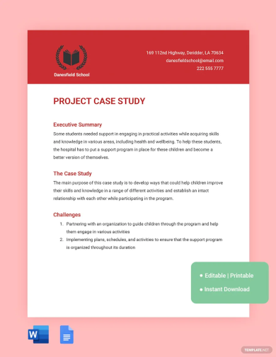 project knowledge case study