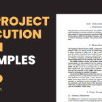 Project Execution Plan Examples