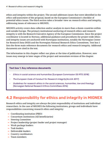 ethics statement in research proposal example