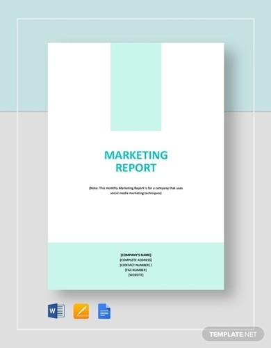 marketing research report meaning