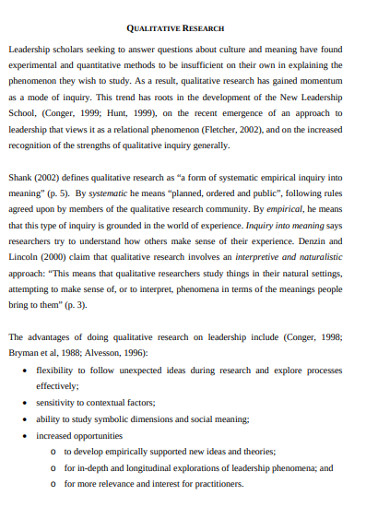 qualitative research in thesis