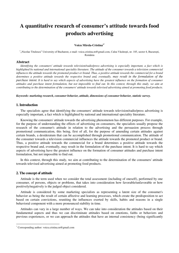 discussion in quantitative research example