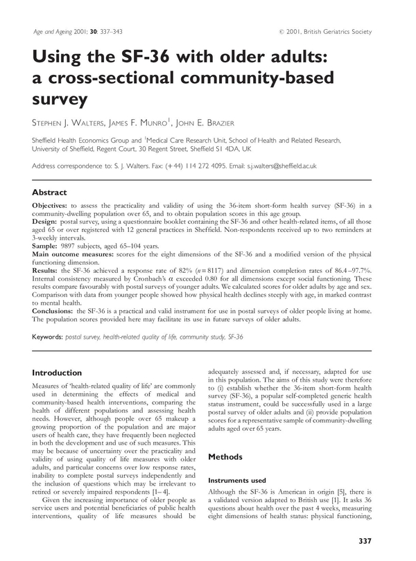 Cross sectional Research 7 Examples Format Pdf Examples