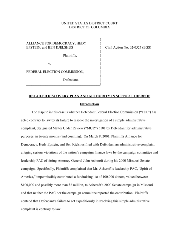 Discovery Plan Examples 10+ Templates in PDF, DOCX Examples