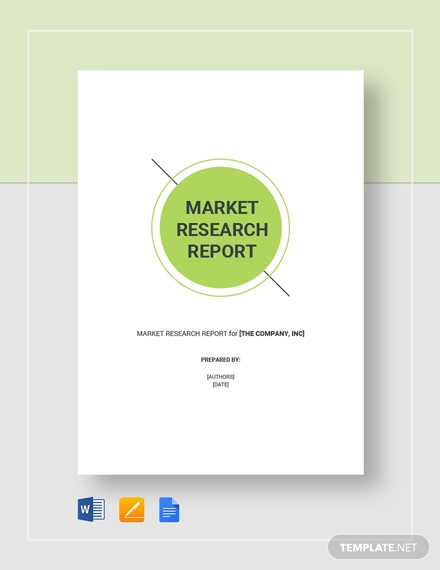 market research report 2