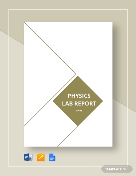 physics lab report