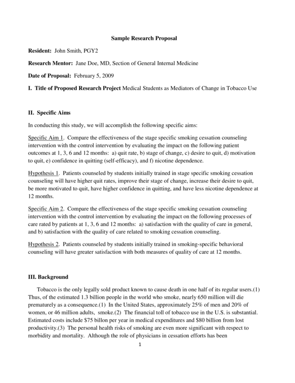 clinical research project plan 2