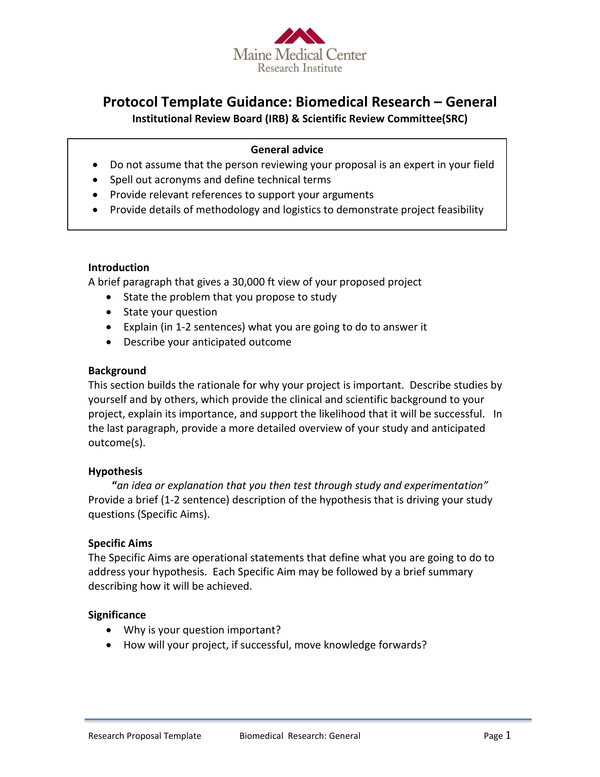 clinical research project plan 9