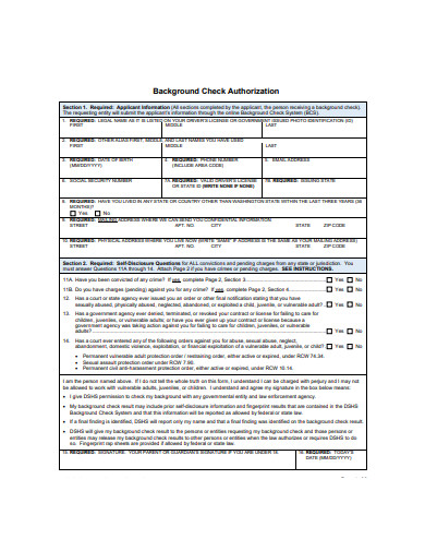 background check authorization in pdf