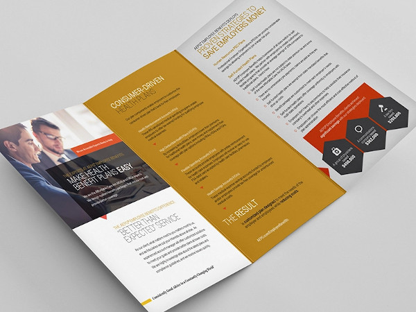 Financial Advisor Brochure in Vector EPS