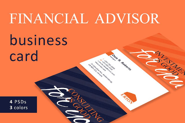 Financial Advisor Business Card