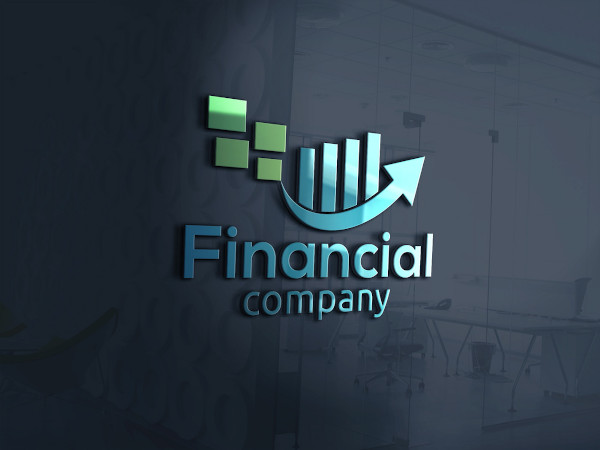 financial logo in vector eps