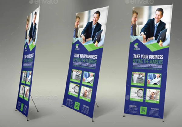 financial roll up banner