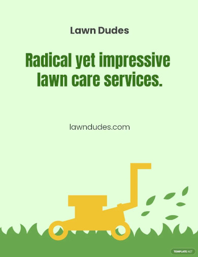 Home Lawn Care Flyer Template