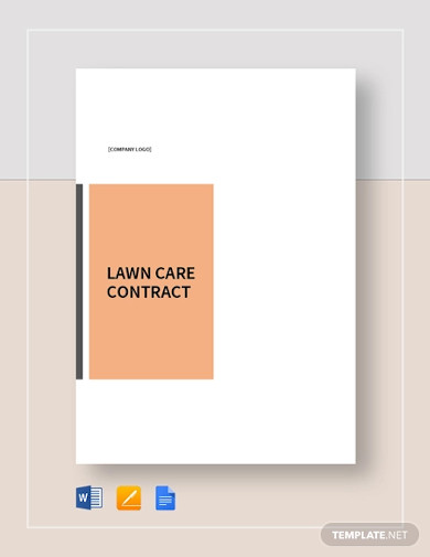 lawn care contract template