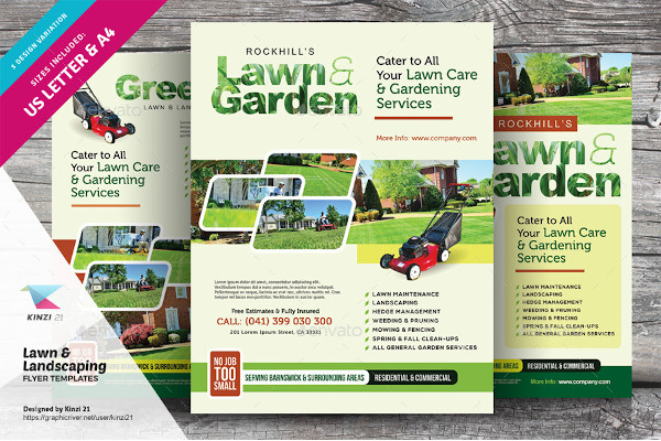 lawn care flyer example