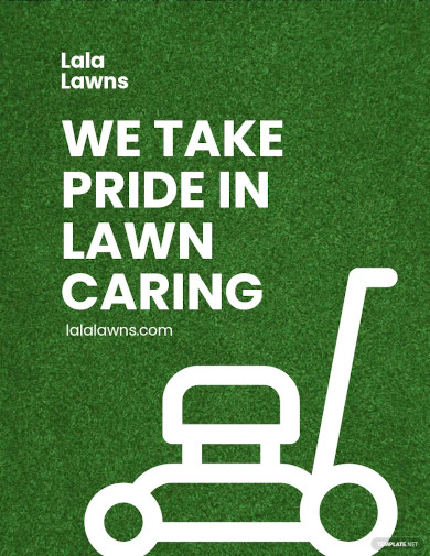 Lawn Care Marketing Flyer Template